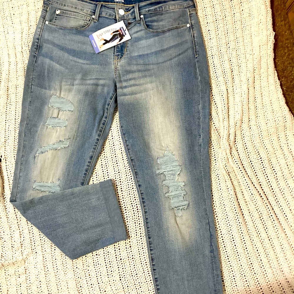Boyfriend style denim jeans